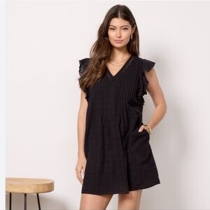 Evereve Sawyer Shift Dress Black Size Small